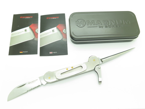 Boker Magnum Catamara Sailor Stainless Handle Marlin Spike Pocket Knife