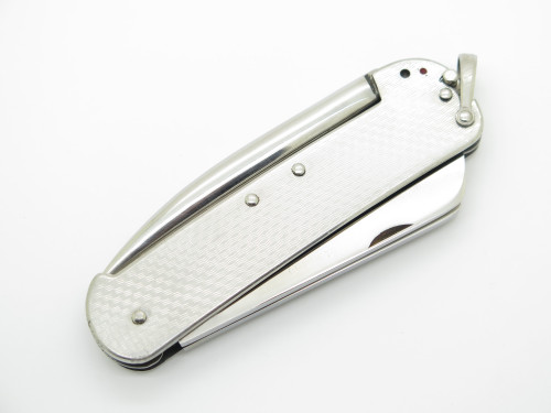 Vintage Bargeon Inox France 3762 Stainless Sailor Marlin Spike Rigging Knife