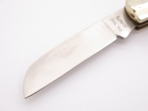 Vintage Owl Head OH-CH Munich Ironworks Germany Ram Horn Congress Folding Knife