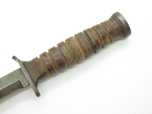 Vintage US M3 1943 Reproduction Marine Fixed Blade Fighting Knife M8A1 Scabbard