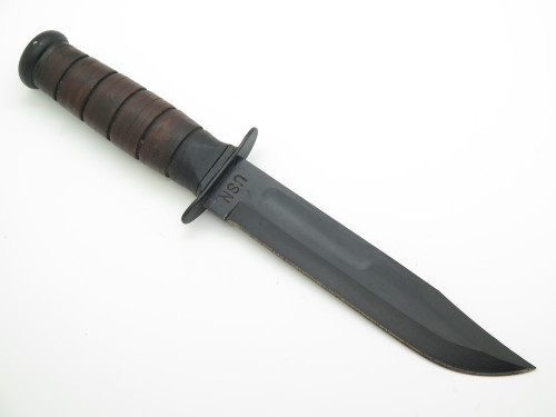Ka-Bar USN MK2 Mark 2 Navy Fixed Blade Fighting Knife & Sheath