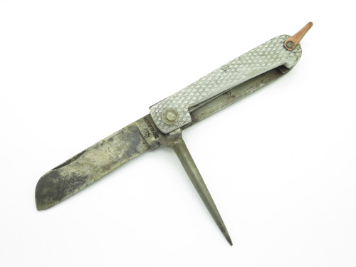 Antique Dayalbach India Yachtsman Marlin Spike Rope Sailor Rigging Folding Knife