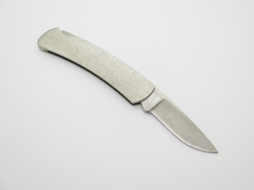 2000 Buck 525 USA Stainless Handle Stainless Steel Folding Pocket Knife