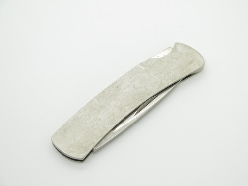 2000 Buck 525 USA Stainless Handle Stainless Steel Folding Pocket Knife