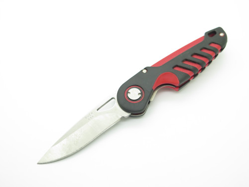 Chuck Buck Signature 282 NXT USA Red Handle Folding Linerlock Pocket Knife