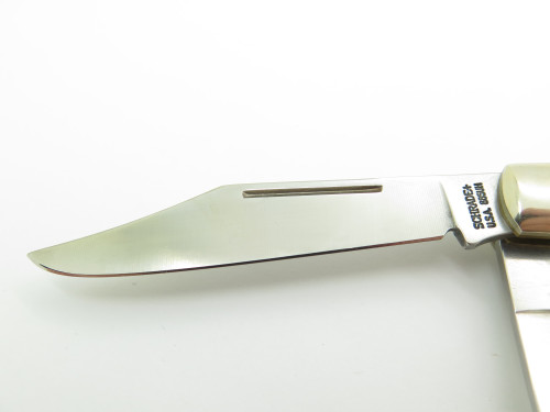 Vintage Schrade Uncle Henry 285UH USA 2 Blade Delrin Handle Folding Pocket Knife