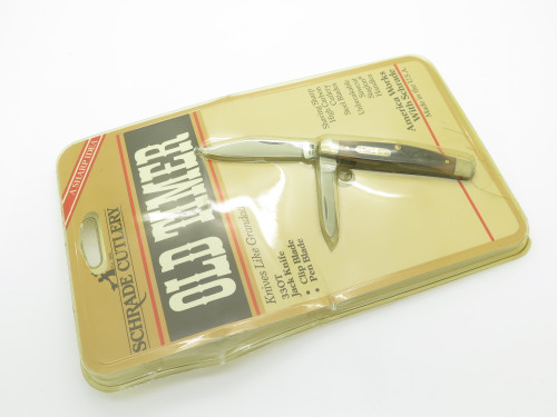 Vintage Schrade Old Timer USA 33OT Jack Delrin Handle Folding Pocket Knife