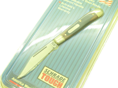 Vintage Schrade USA 12OT Old Timer Delrin Handle Folding Pocket Knife