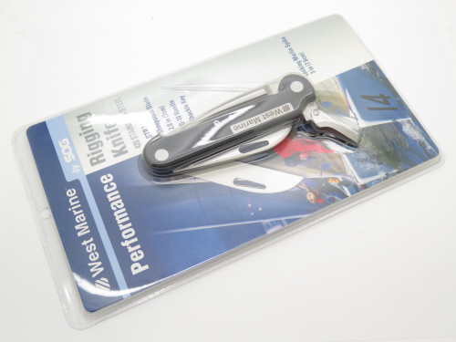 SOG West Marine Marlin Spike Sailor Rigging Folding Pocket Knife