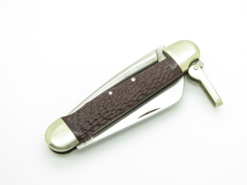 Vintage Camillus USA Delrin Handle Marlin Spike Sailor Rigging Folding Knife