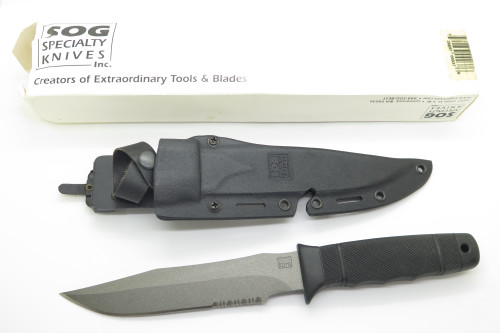 Vintage SOG Specialty S37 Navy Seal 2000 Seki Japan Fixed Blade Bowie Knife