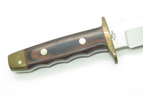 Vintage Rigid RG46 Wood Tak Fukuta Seki Japan Fixed Bowie Hunting Knife