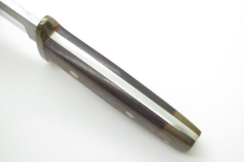 Vintage Rigid RG46 Wood Tak Fukuta Seki Japan Fixed Bowie Hunting Knife