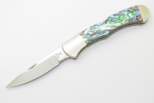 2005 Buck 532 Custom Bucklock Limited Paua Shell Folding Lockback Pocket Knife