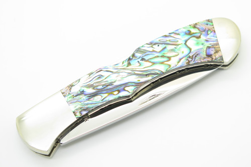 2005 Buck 532 Custom Bucklock Limited Paua Shell Folding Lockback Pocket Knife