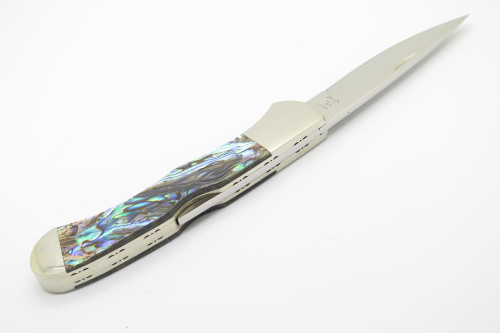 2005 Buck 532 Custom Bucklock Limited Paua Shell Folding Lockback Pocket Knife