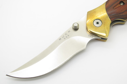 2018 Buck 419 Kalinga Pro S30V Wood Handle Folding Hunter Linerlock Knife