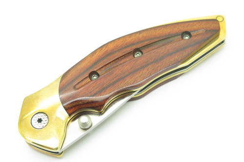 2018 Buck 419 Kalinga Pro S30V Wood Handle Folding Hunter Linerlock Knife
