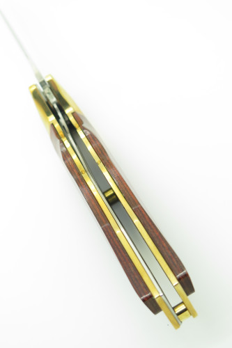 2018 Buck 419 Kalinga Pro S30V Wood Handle Folding Hunter Linerlock Knife