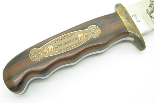 Vintage 1776-1976 Buck Bicentennial Spirit of 76 Limited Fixed Blade Knife