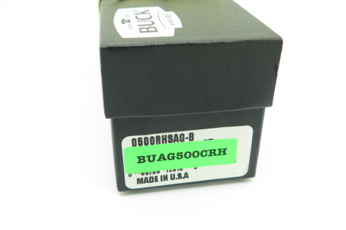 '15 Buck 500 Duke Ram Horn Club Poker Card Limited Folding Lockback Pocket Knife