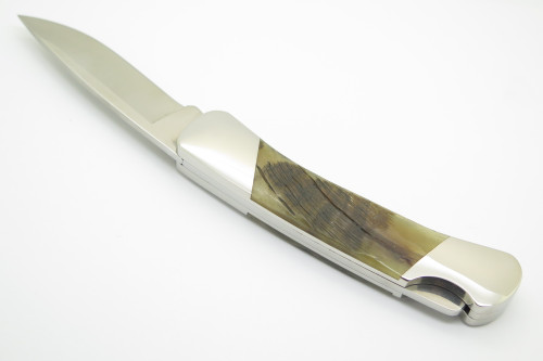 2007 Buck 500 Duke Ram Horn Custom Limited Folding Lockback Pocket Knife