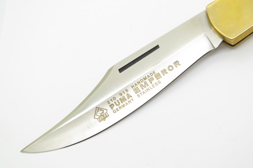 Vtg 1994 Puma 915 Emperor Solingen Germany Stag Folding Hunter Lockback Knife