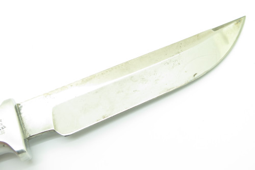 Vintage Custom Ruana Bonner Montana Stag Fixed 6" Blade Hunting Knife & Sheath