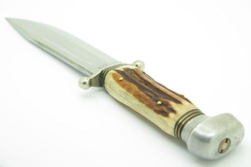 Vintage Othello Solingen Germany Anton Wingen Jr Fixed Blade Bowie Hunting Knife