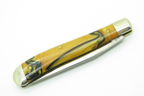 Great Eastern Cutlery Tidioute 488117 Trapper Tiger Eye Folding Pocket Knife