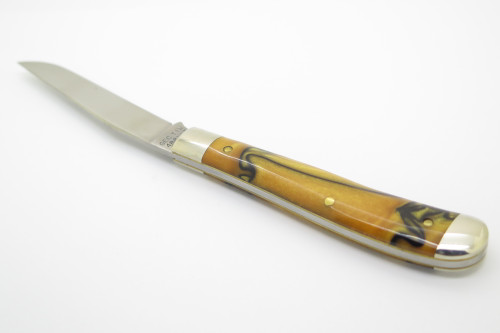 Great Eastern Cutlery Tidioute 488117 Trapper Tiger Eye Folding Pocket Knife