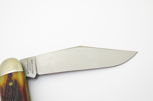 Great Eastern Cutlery Tidioute 541214 Moose Jigged Bone Folding Pocket Knife