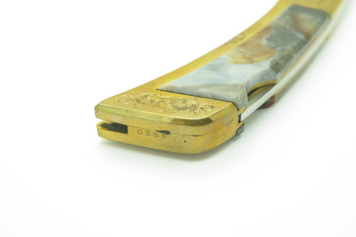 Vintage Custom Agate Gerber Portland Oregon USA Sportsman Folding Pocket Knife