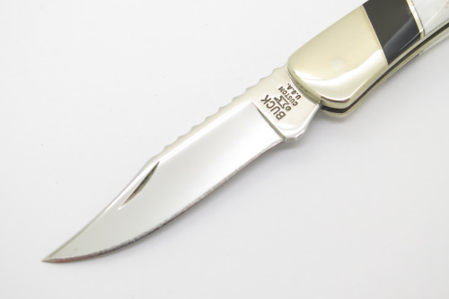Custom '10 Buck 503 Prince WBC Bear Claw Elk Horn Small Folding Pocket Knife