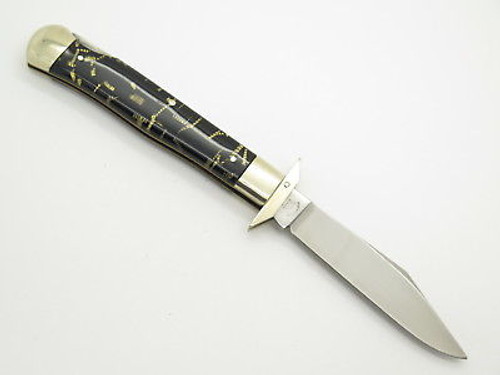 '97 Fight'n Rooster Frank Buster Steel Magnolias Cheetah Swing Guard Knife