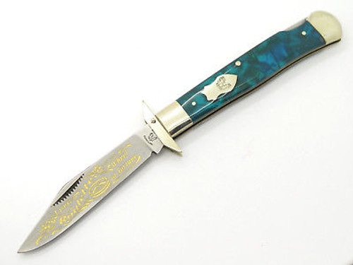 '97 FIGHT'N ROOSTER FRANK BUSTER CASINO CHEETAH SWING GUARD FOLDING KNIFE