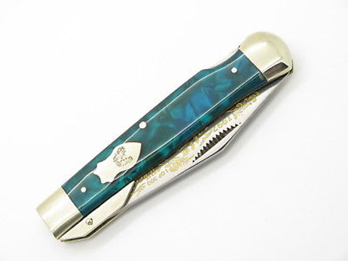'97 FIGHT'N ROOSTER FRANK BUSTER CASINO CHEETAH SWING GUARD FOLDING KNIFE