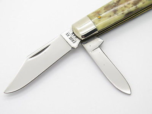 Vtg 1980 Case XX 6235 1/2 Brown Appaloosa Bone Folding Pocket Jack Knife
