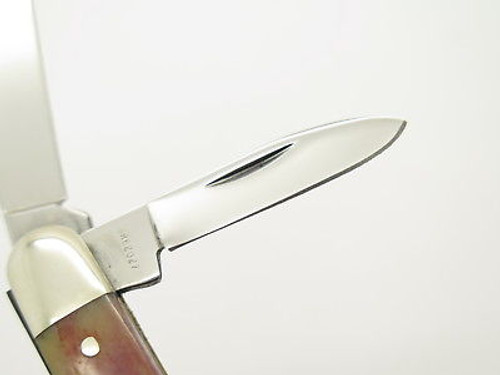 Vtg 1980 Case XX 62027 Red Appaloosa Bone Folding Pocket Jack Knife