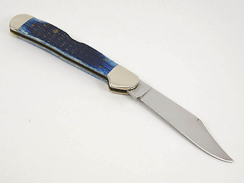 2007 Case XX 61549 Police Blue Bone Copperlock Folding Pocket Knife