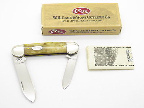 1998 Case XX 62131 Smooth Bone Canoe Folding Pocket Knife