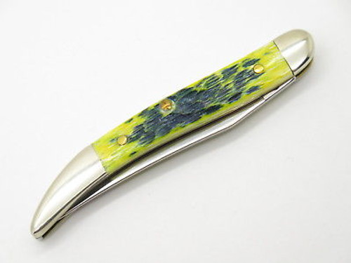 2002 Limited Case XX 610094 Lemon Lime Toothpick Folding Pocket Knife
