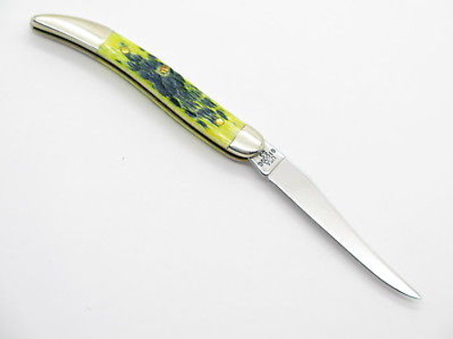 2002 Limited Case XX 610094 Lemon Lime Toothpick Folding Pocket Knife