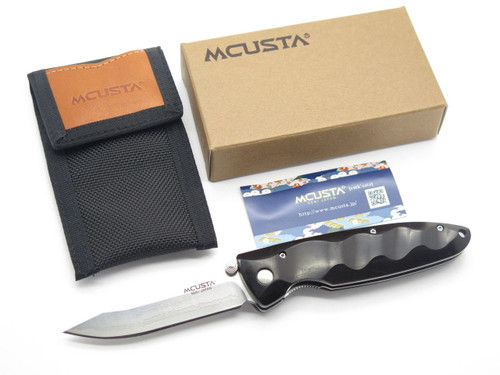 Mcusta Seki Japan Basic MC-0023D Ebony & VG-10 Damascus Folding Pocket Knife