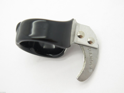 2 - Handy Twine Knife Curved 14 Ring Utility Finger Razor String Box Thread Cutter