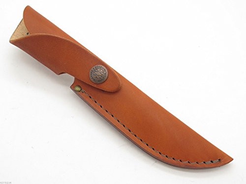 Case XX 16-5 Medium Finn 5" Long Fixed Blade Brown Leather Knife Sheath