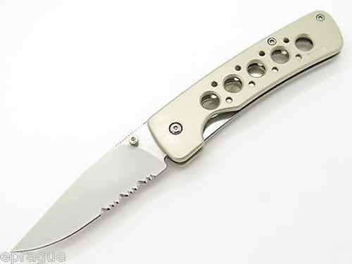 Nos Columbia River CRKT 6613 Mac Large Linerlock Folding Pocket Knife