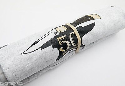 Buck Med T-shirt Shirt 50th Anniversary 110 Folding Hunter Knife Collector 112