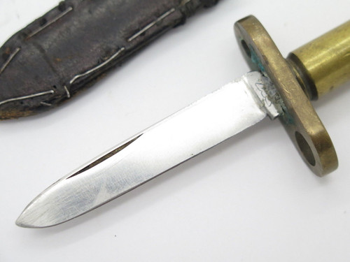 VINTAGE WWII THEATER KNIFE SMALL MINI MINIATURE BAYONET FIXED KNIFE BULLET HANDLE