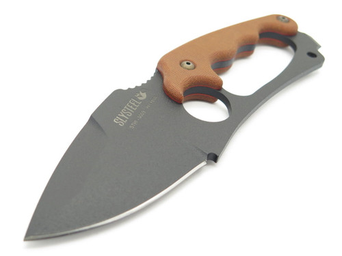 Slysteel Tops STHI Shark Tooth Fixed Blade Hunter Survival Knife Low Sn 0009